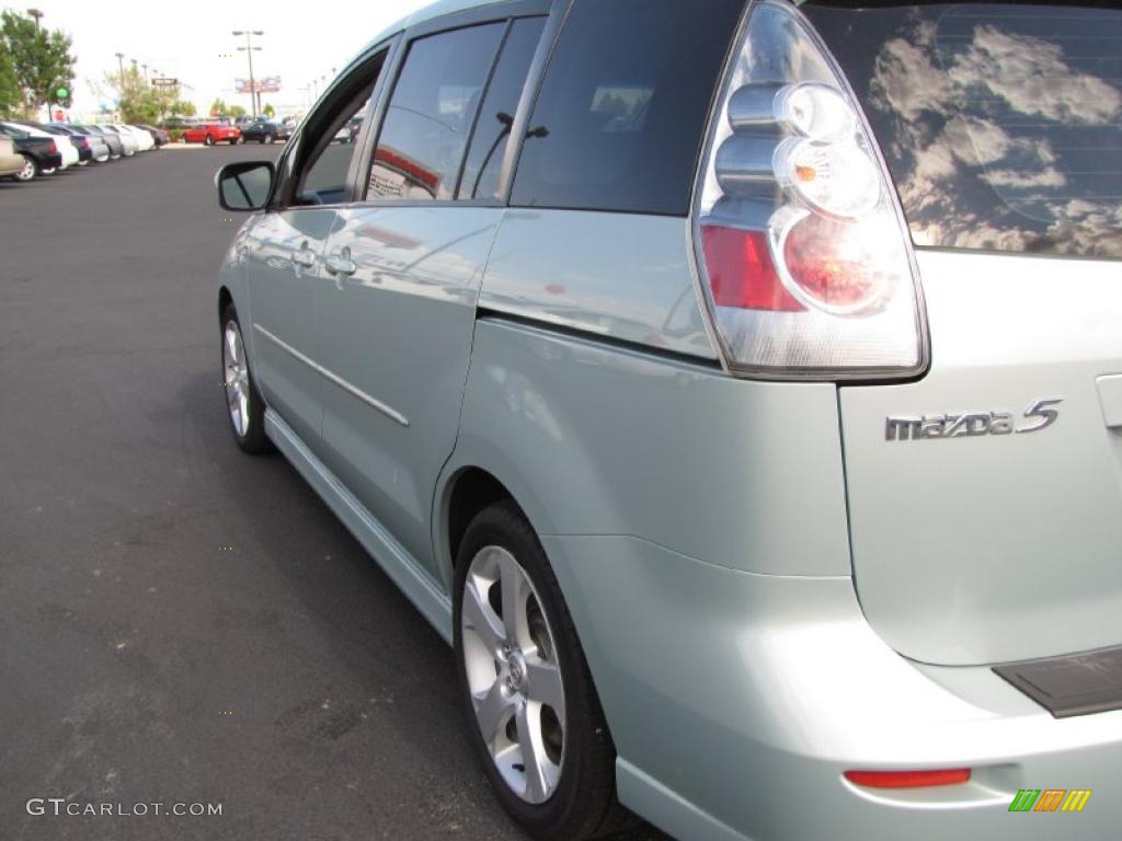 2007 MAZDA5 Touring - Stellar Greensilver Metallic / Black photo #18