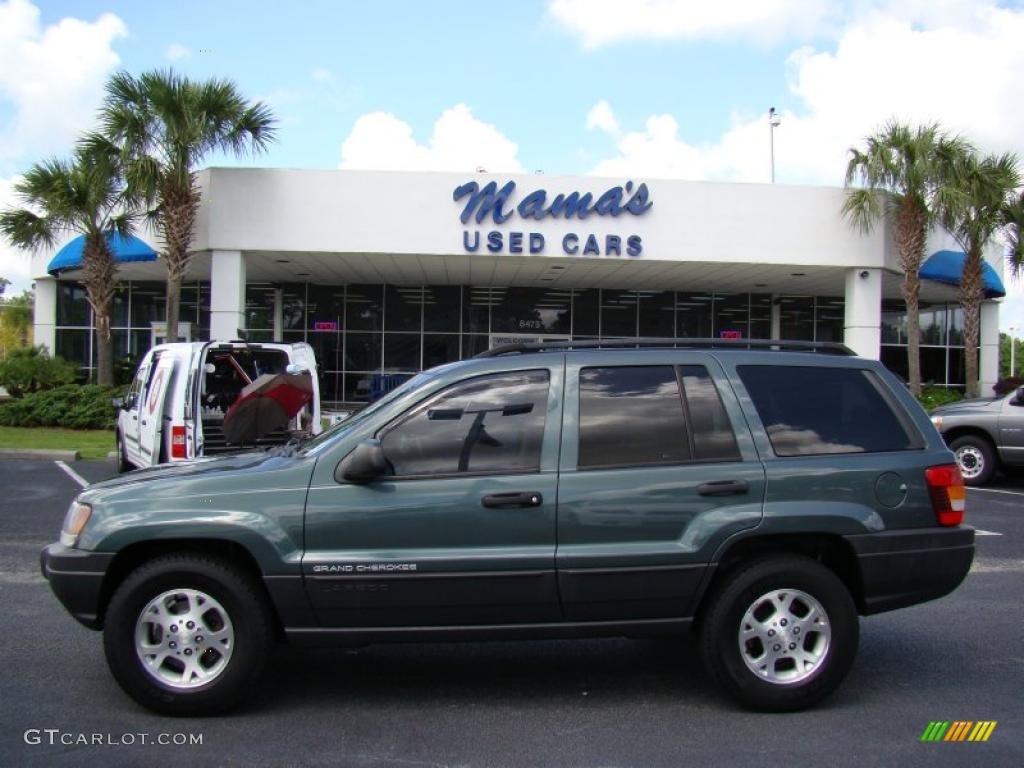 2003 Grand Cherokee Laredo - Onyx Green Pearlcoat / Sandstone photo #1