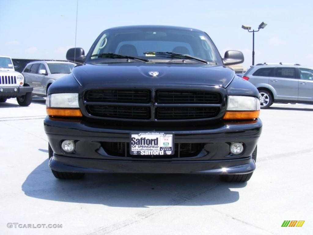 2003 Dakota Stampede Club Cab - Black / Dark Slate Gray photo #2