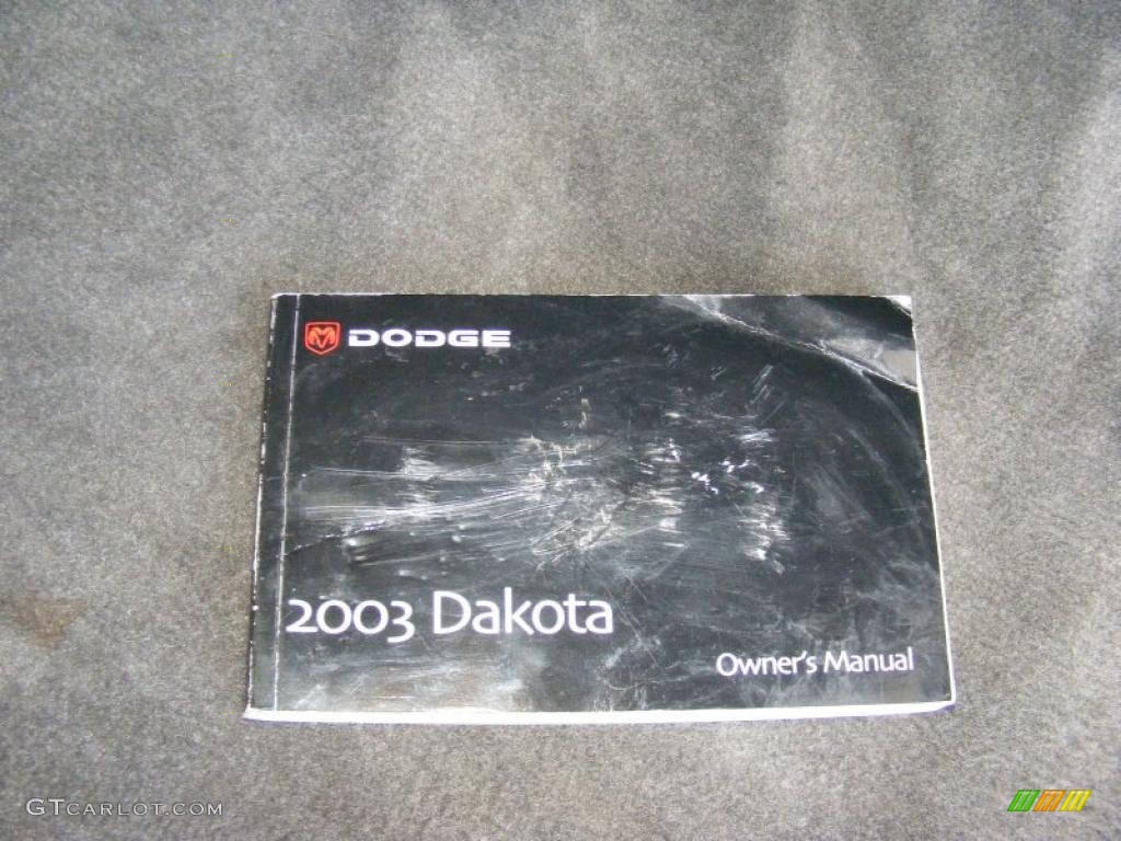 2003 Dakota Stampede Club Cab - Black / Dark Slate Gray photo #27