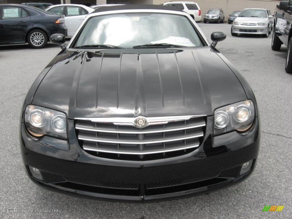 2006 Crossfire Limited Roadster - Black / Dark Slate Gray/Medium Slate Gray photo #4