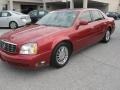 2003 Crimson Red Pearl Cadillac DeVille DHS  photo #2