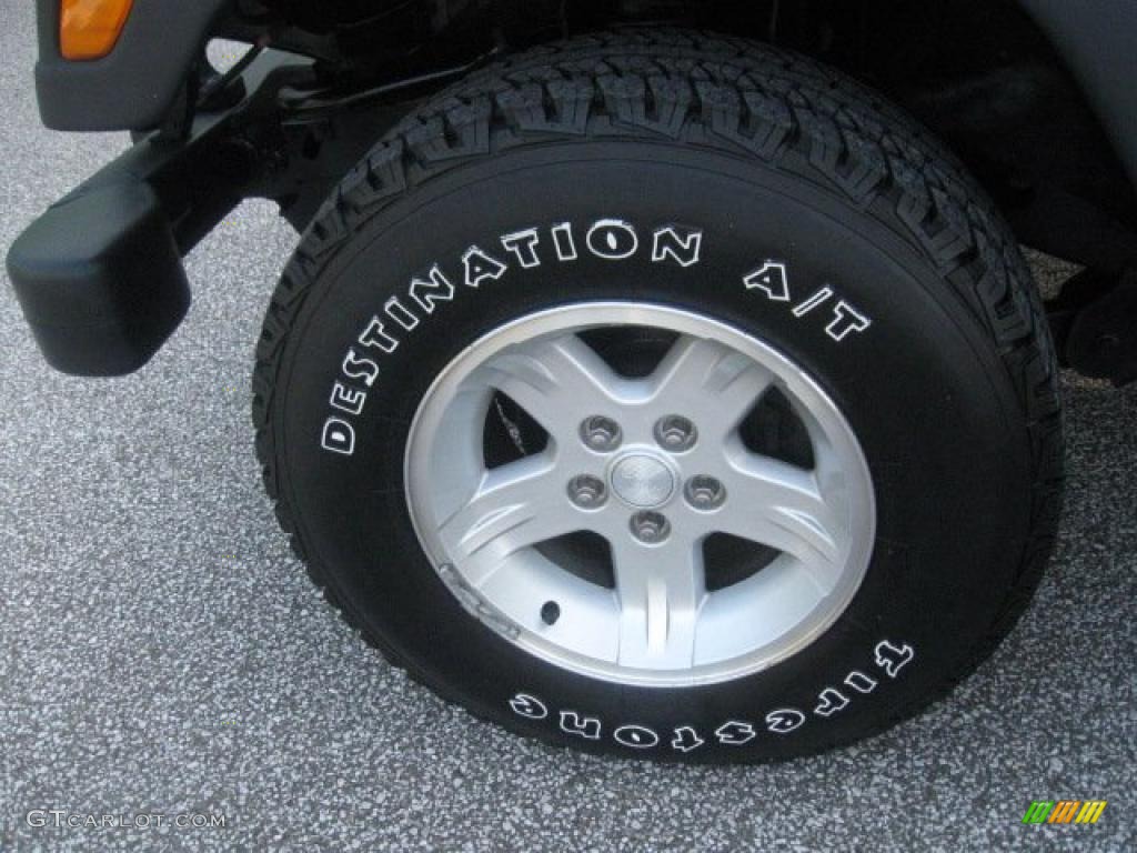 2004 Wrangler Sport 4x4 - Black / Dark Slate Gray photo #9