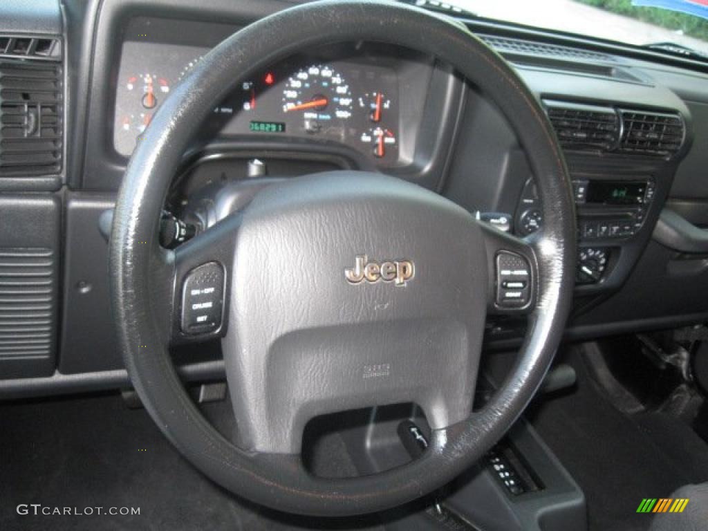 2004 Wrangler Sport 4x4 - Black / Dark Slate Gray photo #23