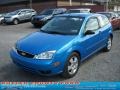 2007 Aqua Blue Metallic Ford Focus ZX3 SE Coupe  photo #15