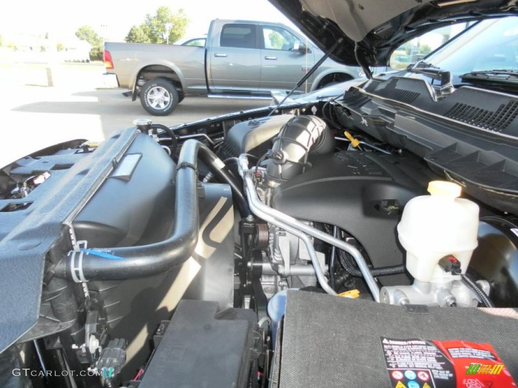 2011 Ram 1500 Big Horn Quad Cab 4x4 - Brilliant Black Crystal Pearl / Dark Slate Gray/Medium Graystone photo #21