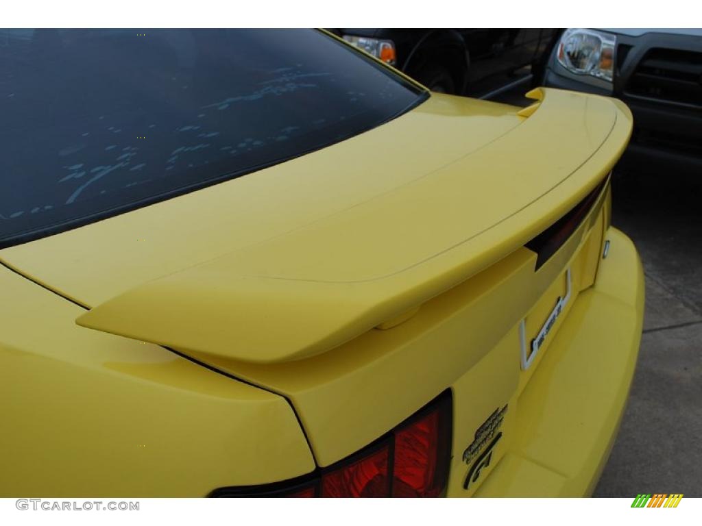 2003 Mustang GT Coupe - Zinc Yellow / Dark Charcoal photo #23