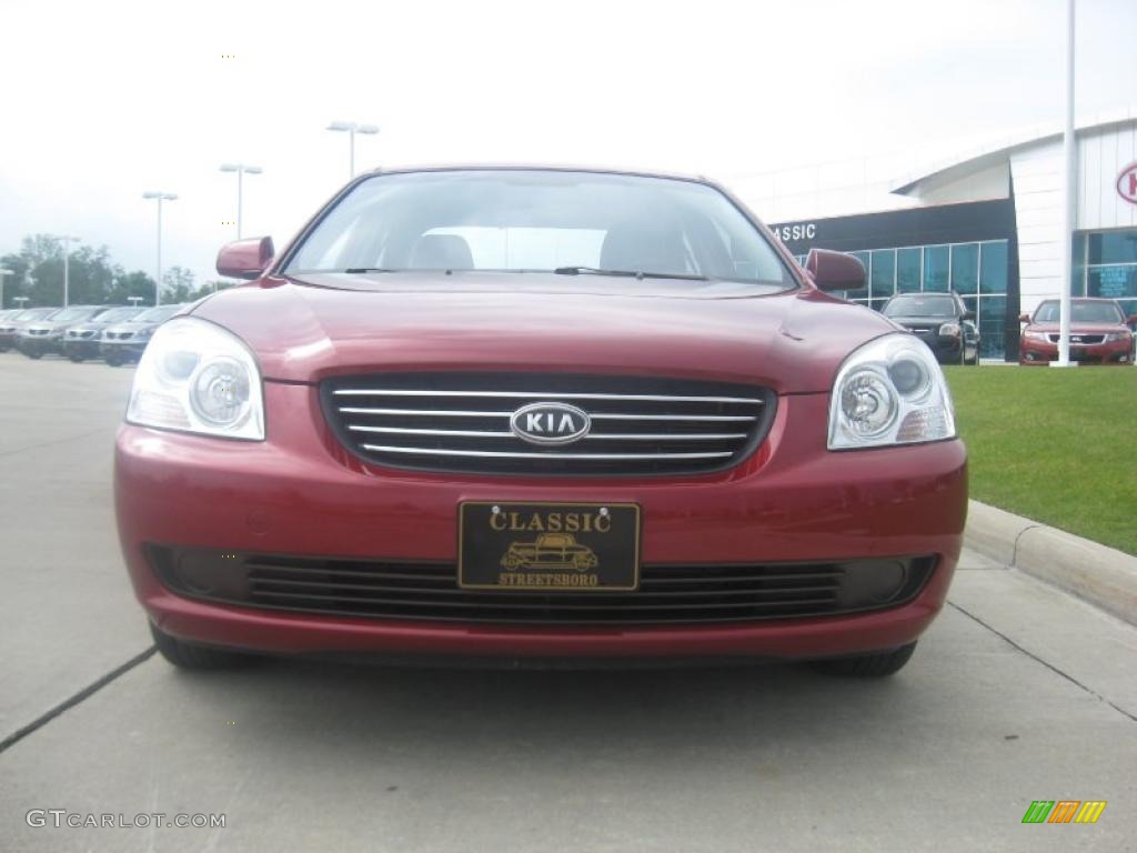 2006 Optima LX - Radiant Red / Gray photo #2