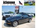 2008 Black Ford Mustang GT Premium Convertible  photo #1