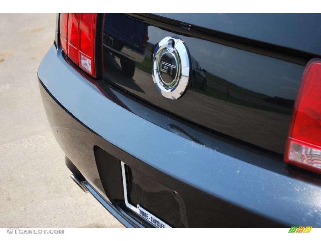 2008 Mustang GT Premium Convertible - Black / Dark Charcoal photo #6