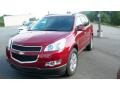 2011 Red Jewel Metallic Chevrolet Traverse LT AWD  photo #2