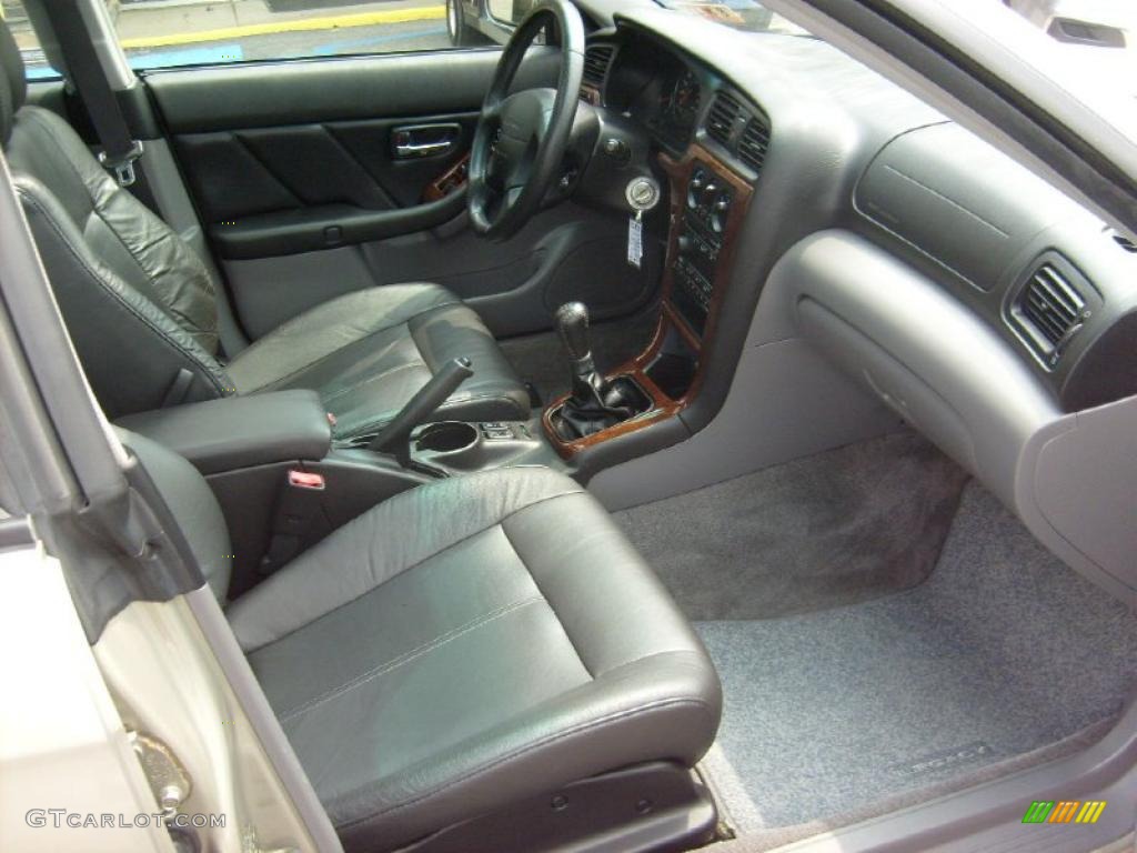 2003 Legacy 2.5 GT Wagon - Titanium Pearl / Gray photo #6