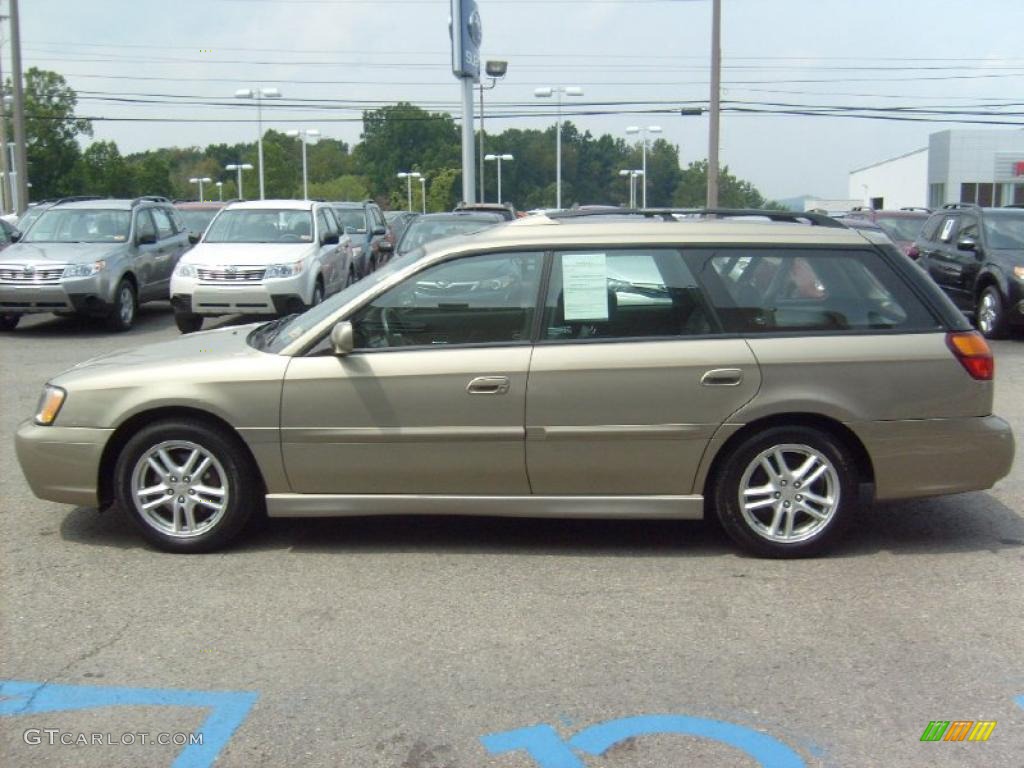 2003 Legacy 2.5 GT Wagon - Titanium Pearl / Gray photo #8