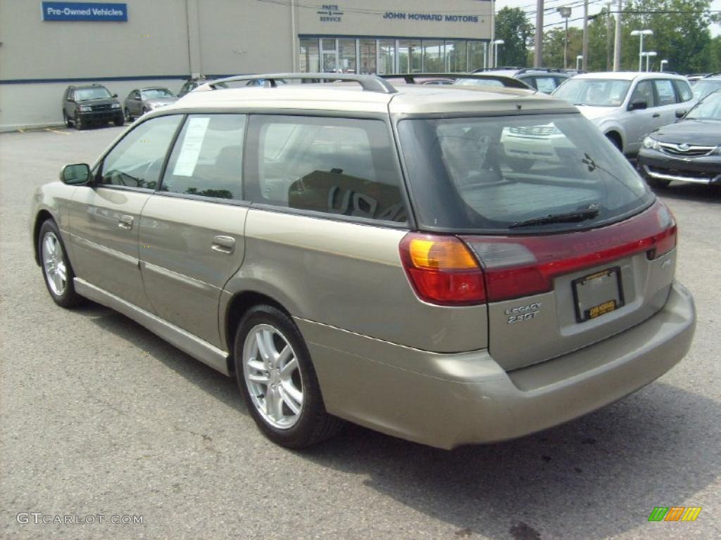 2003 Legacy 2.5 GT Wagon - Titanium Pearl / Gray photo #9