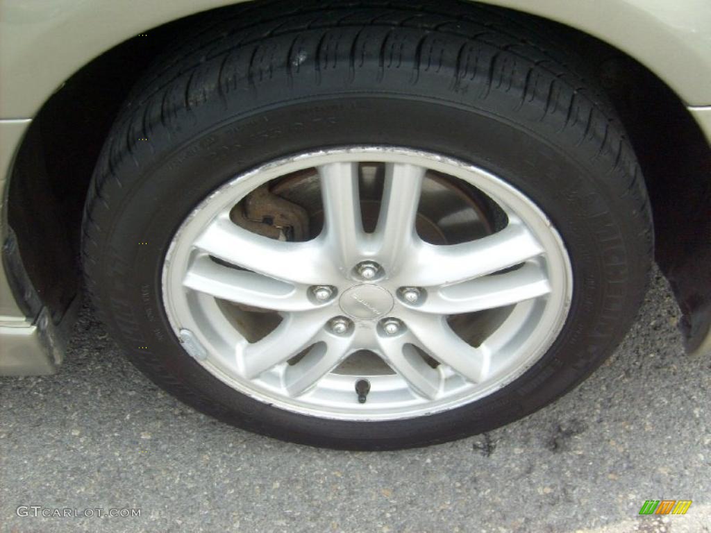 2003 Legacy 2.5 GT Wagon - Titanium Pearl / Gray photo #13