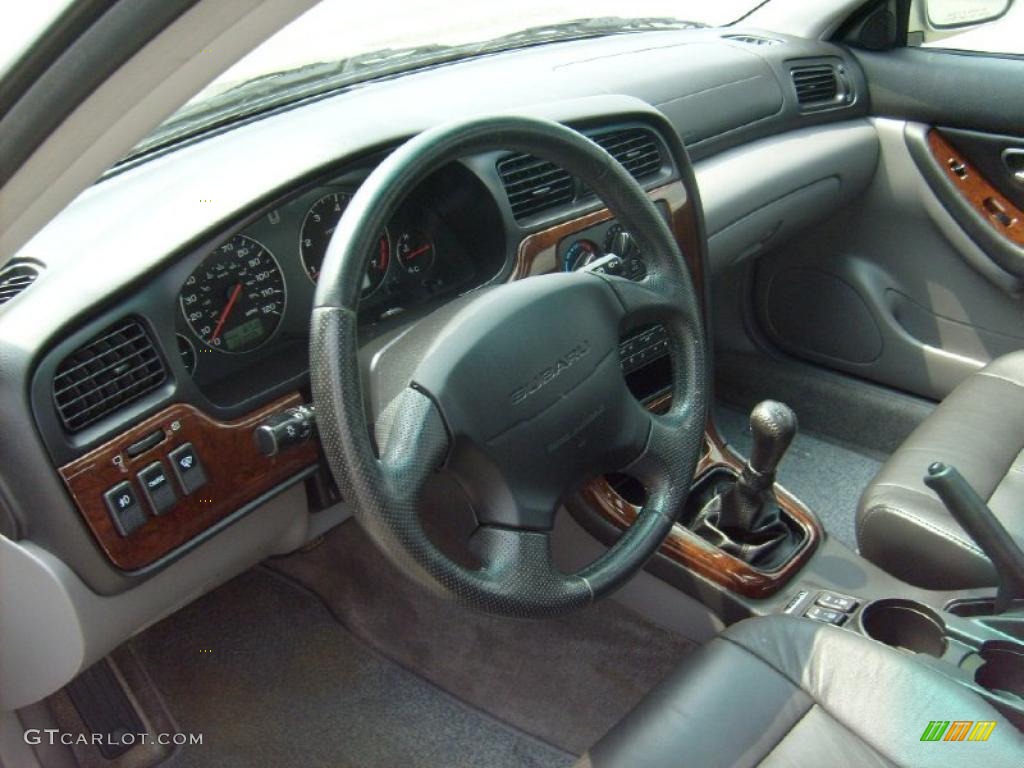 2003 Legacy 2.5 GT Wagon - Titanium Pearl / Gray photo #14