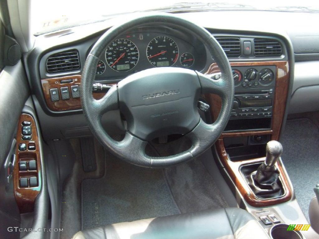 2003 Legacy 2.5 GT Wagon - Titanium Pearl / Gray photo #17