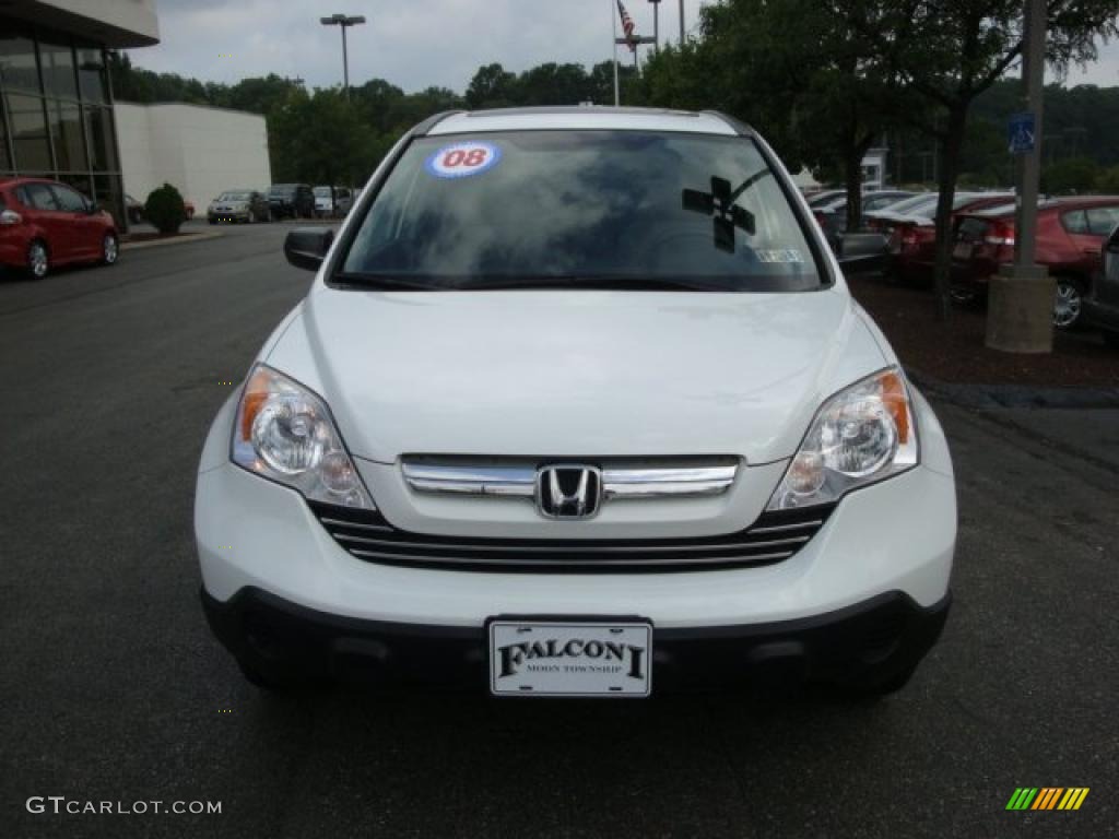 2008 CR-V EX 4WD - Taffeta White / Gray photo #6