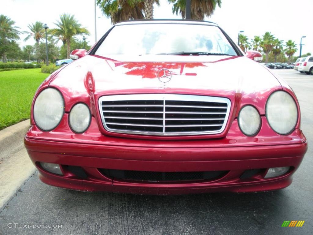 2003 CLK 320 Cabriolet - Magma Red / Ash photo #3