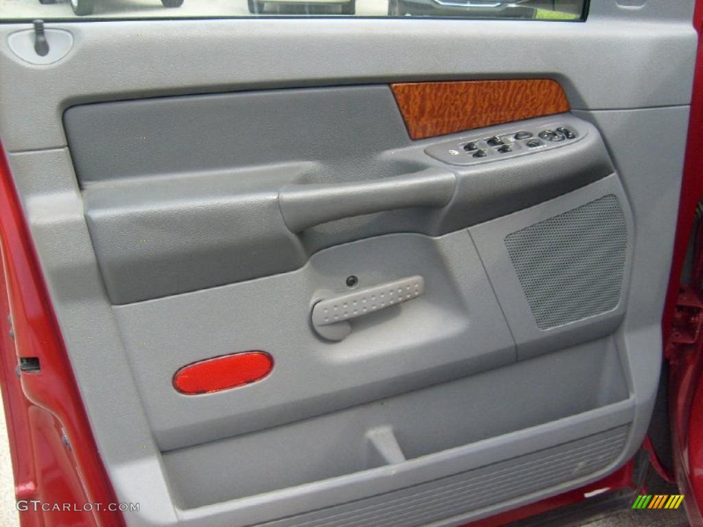 2006 Ram 1500 SLT Quad Cab 4x4 - Inferno Red Crystal Pearl / Medium Slate Gray photo #13