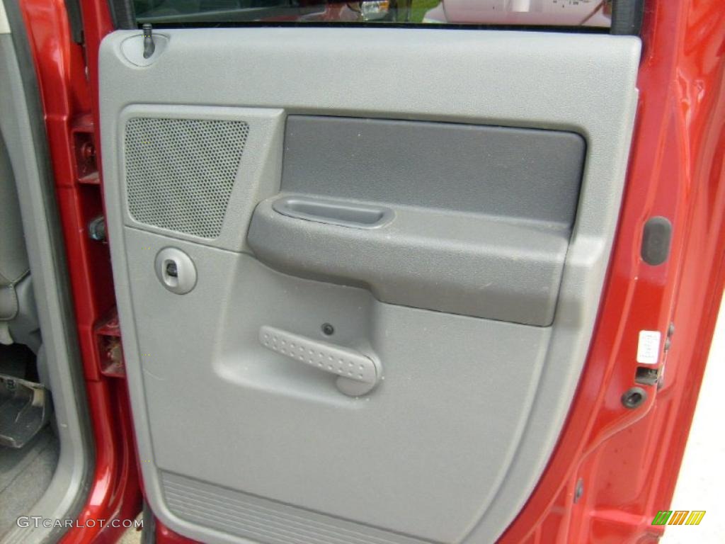 2006 Ram 1500 SLT Quad Cab 4x4 - Inferno Red Crystal Pearl / Medium Slate Gray photo #18