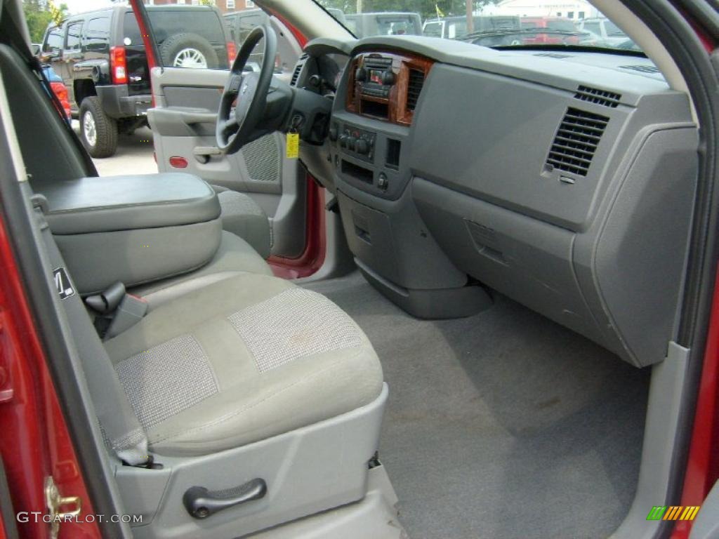 2006 Ram 1500 SLT Quad Cab 4x4 - Inferno Red Crystal Pearl / Medium Slate Gray photo #19