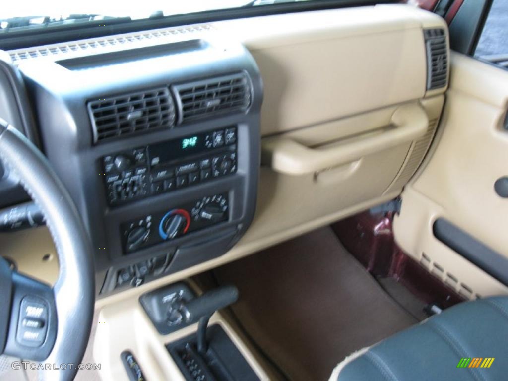 2001 Wrangler Sahara 4x4 - Sienna Pearl / Camel/Dark Green photo #18