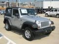 2010 Bright Silver Metallic Jeep Wrangler Sport 4x4  photo #7