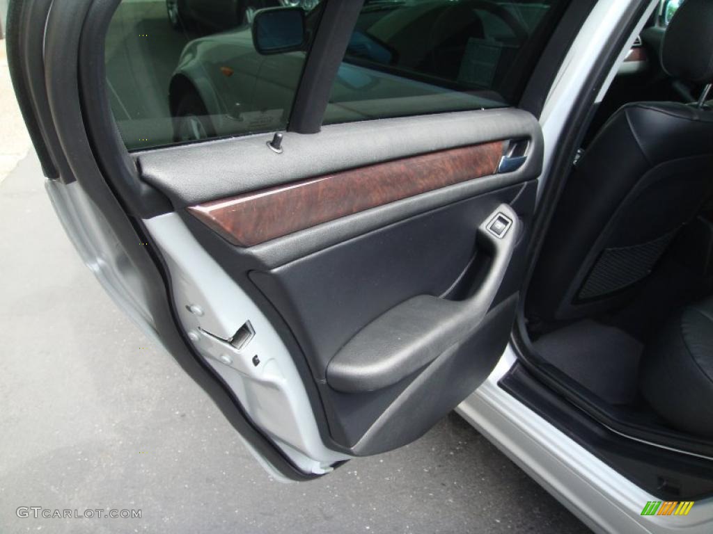 2002 3 Series 325xi Sedan - Titanium Silver Metallic / Black photo #13