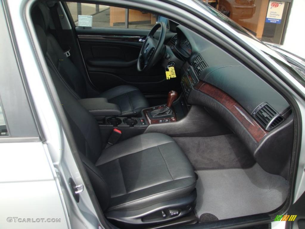 2002 3 Series 325xi Sedan - Titanium Silver Metallic / Black photo #19