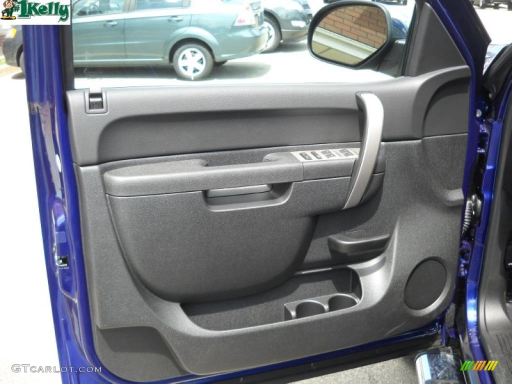 2010 Silverado 1500 LT Extended Cab 4x4 - Laser Blue Metallic / Ebony photo #7