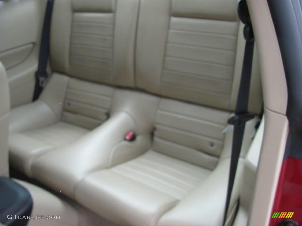 2005 Mustang GT Premium Coupe - Redfire Metallic / Medium Parchment photo #13