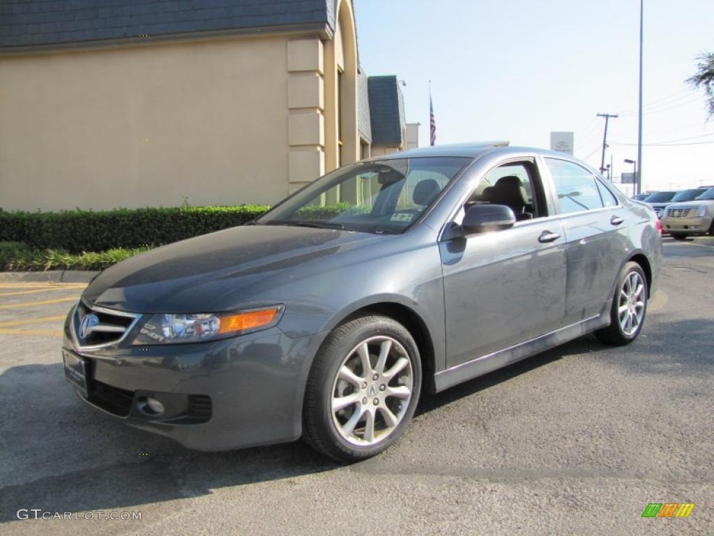 2008 TSX Sedan - Carbon Gray Pearl / Ebony photo #3