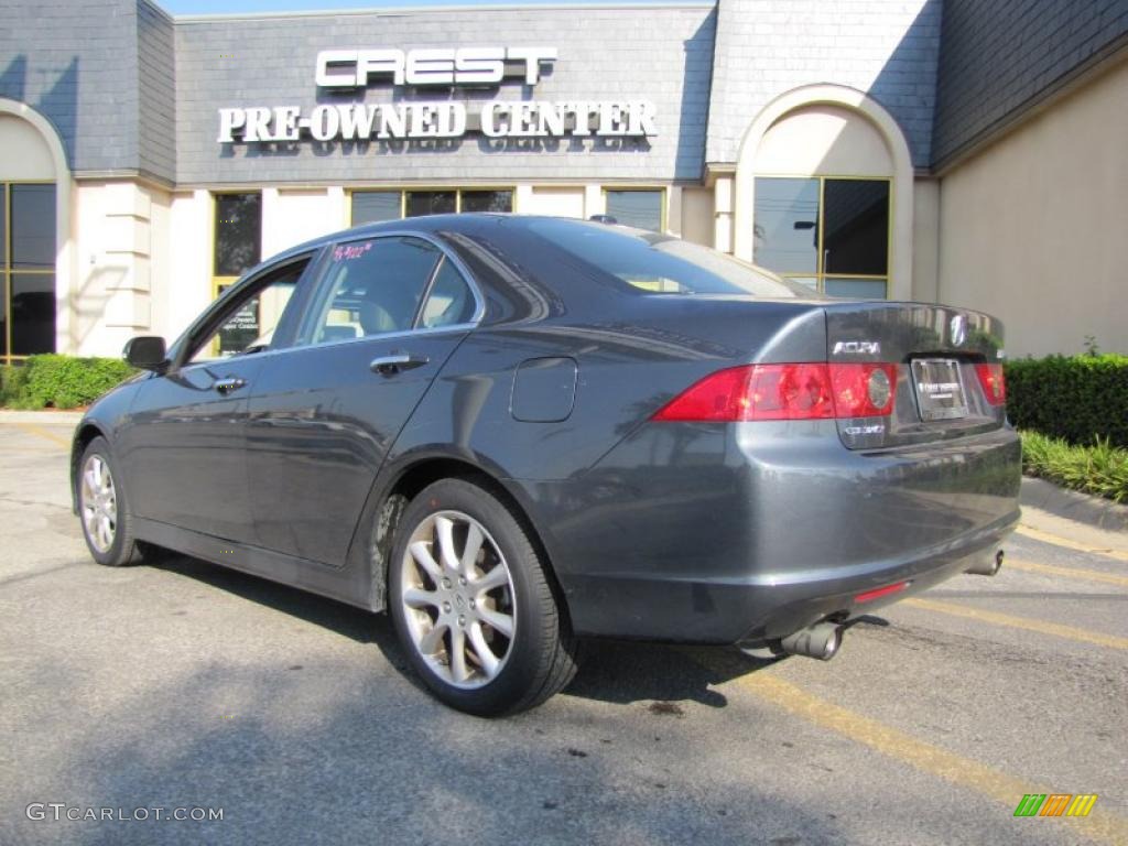 2008 TSX Sedan - Carbon Gray Pearl / Ebony photo #5