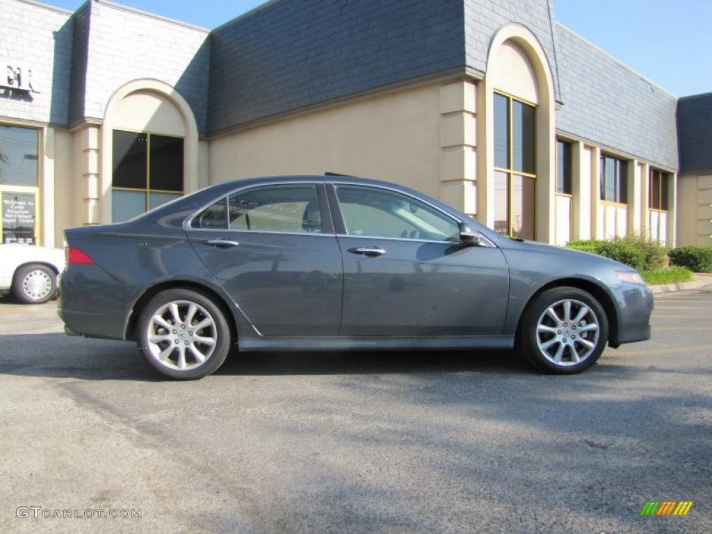 2008 TSX Sedan - Carbon Gray Pearl / Ebony photo #7