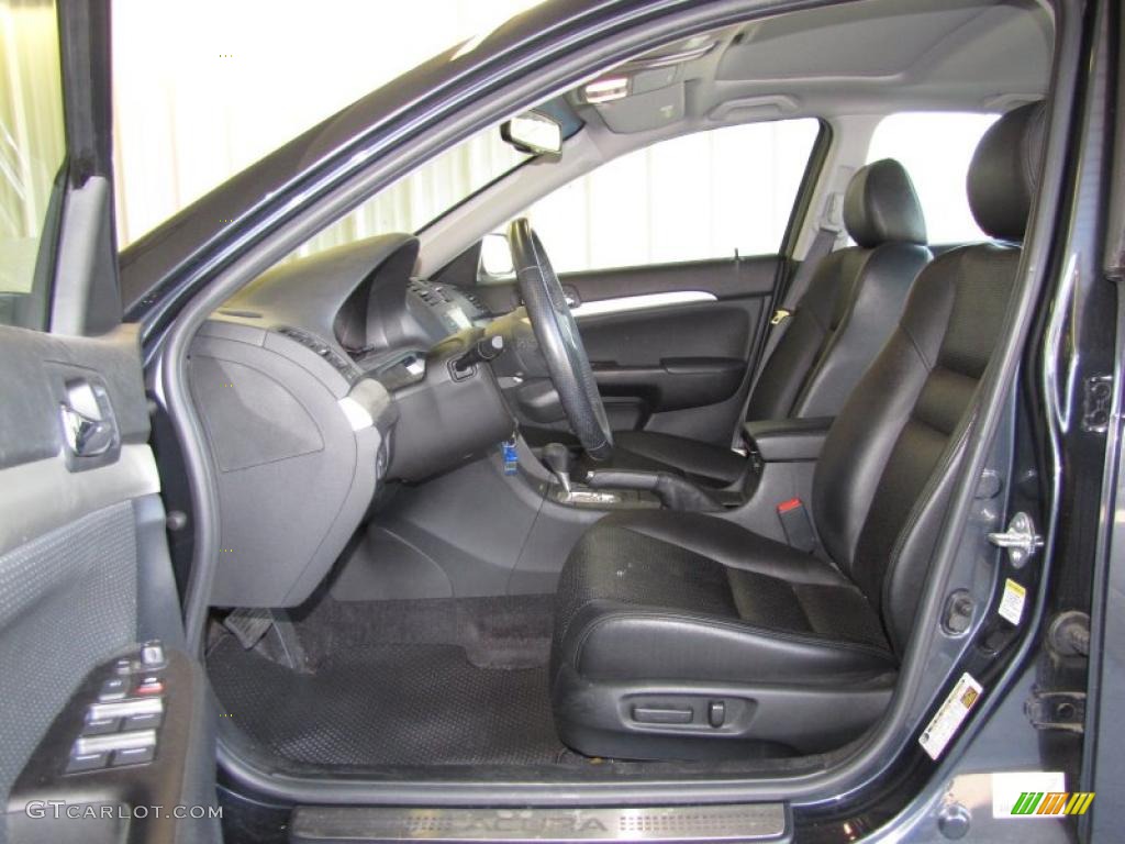 2008 TSX Sedan - Carbon Gray Pearl / Ebony photo #8