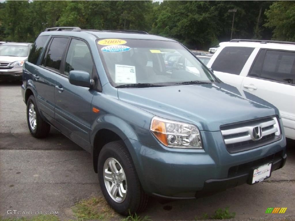 2008 Pilot Value Package 4WD - Steel Blue Metallic / Gray photo #1