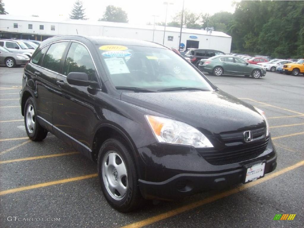 2007 CR-V LX 4WD - Nighthawk Black Pearl / Gray photo #1