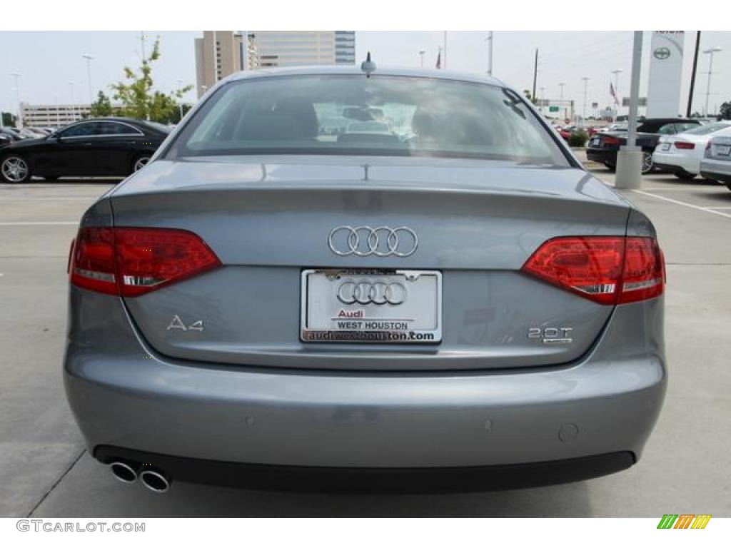 2011 A4 2.0T quattro Sedan - Quartz Grey Metallic / Black photo #5