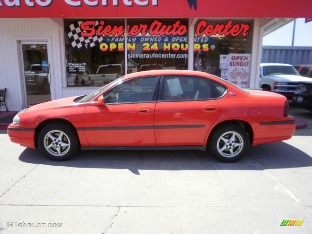 2001 Impala LS - Torch Red / Medium Gray photo #1
