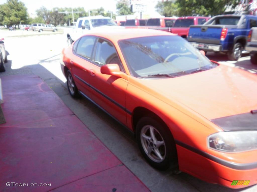 2001 Impala LS - Torch Red / Medium Gray photo #6