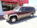 1999 Dark Carmine Red Metallic Chevrolet Suburban K1500 LT 4x4  photo #2