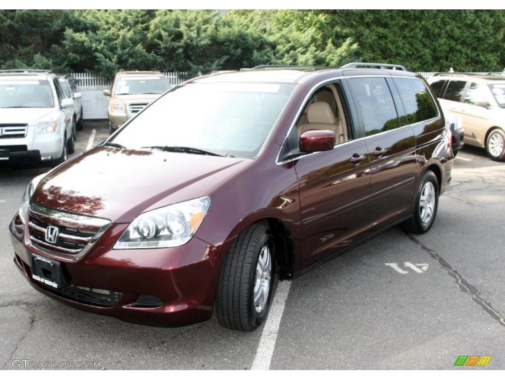 Dark Cherry Pearl Honda Odyssey