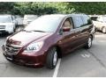 2007 Dark Cherry Pearl Honda Odyssey EX-L  photo #1