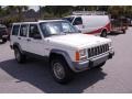 1996 Stone White Jeep Cherokee Country 4WD  photo #1