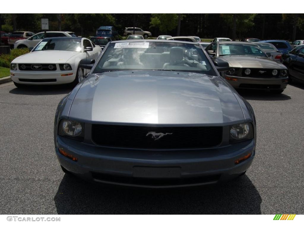 2007 Mustang V6 Premium Convertible - Tungsten Grey Metallic / Light Graphite photo #15