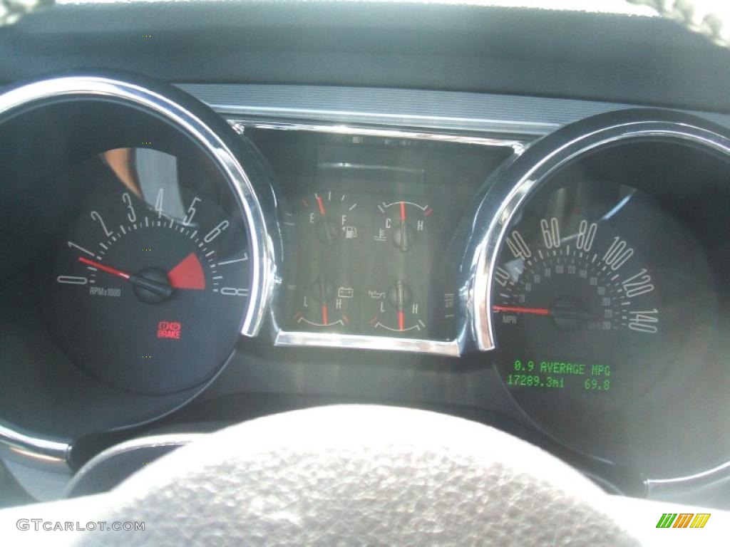 2007 Mustang GT/CS California Special Convertible - Black / Black/Dove Accent photo #11