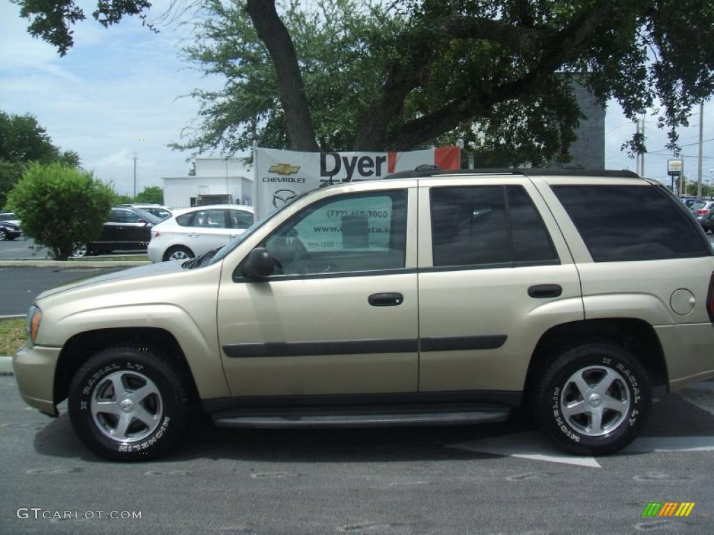 2005 TrailBlazer LS - Sandstone Metallic / Light Cashmere/Ebony photo #3