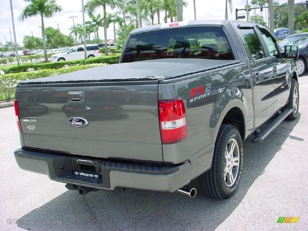 2008 F150 FX2 Sport SuperCrew - Dark Shadow Grey Metallic / Black photo #6