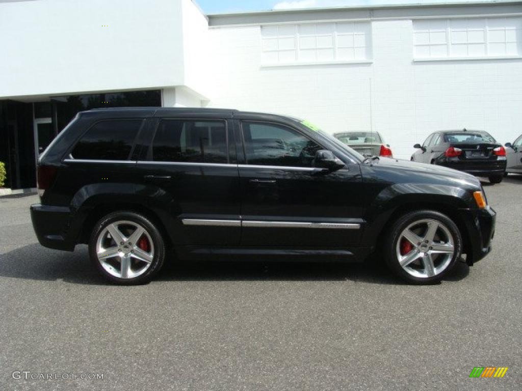 2008 Grand Cherokee SRT8 4x4 - Black / Dark Slate Gray photo #8